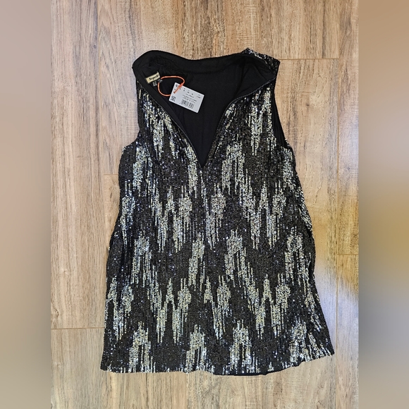 Superdry Sequin A Line Mini Dress, size US 8 - Picture 4 of 12